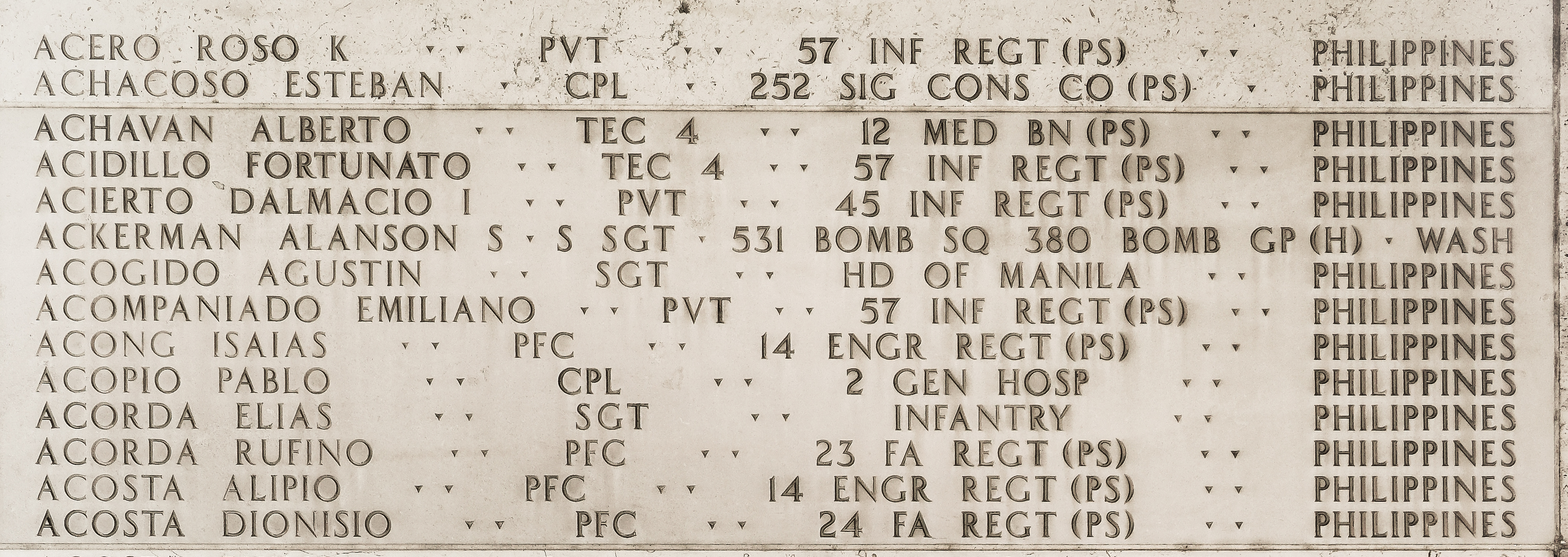 Alanson S. Ackerman, Staff Sergeant